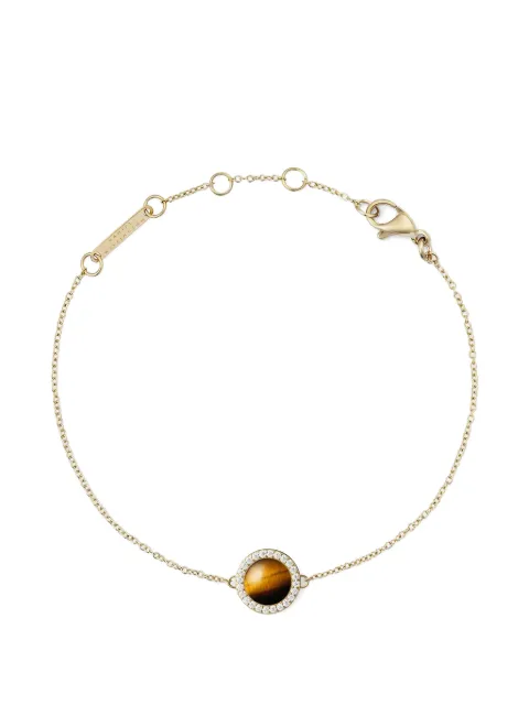 Daniel Wellington Audrey tiger's eye crystal-embellished bracelet