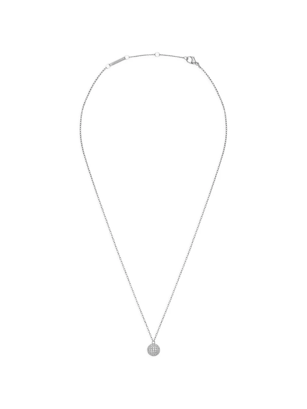 Daniel Wellington Pavé crystal-embellished necklace - Argento