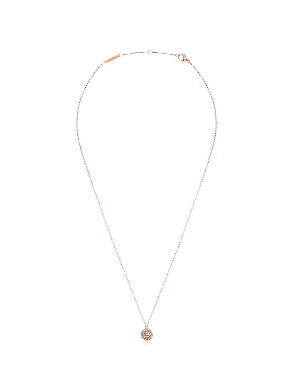 Daniel Wellington Pavé crystal-pendant necklace