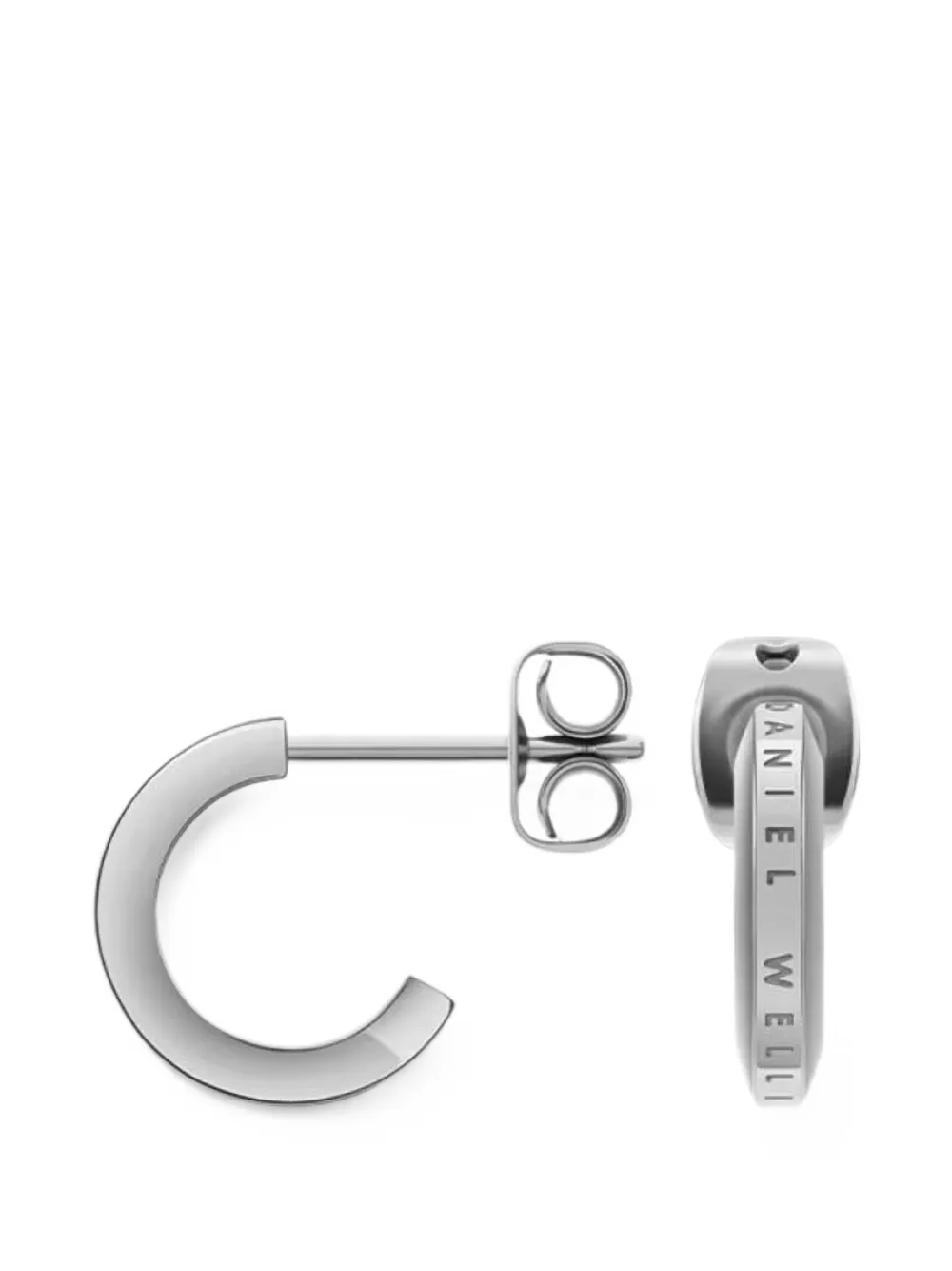 Daniel Wellington Elan logo-engraved earrings - Argento