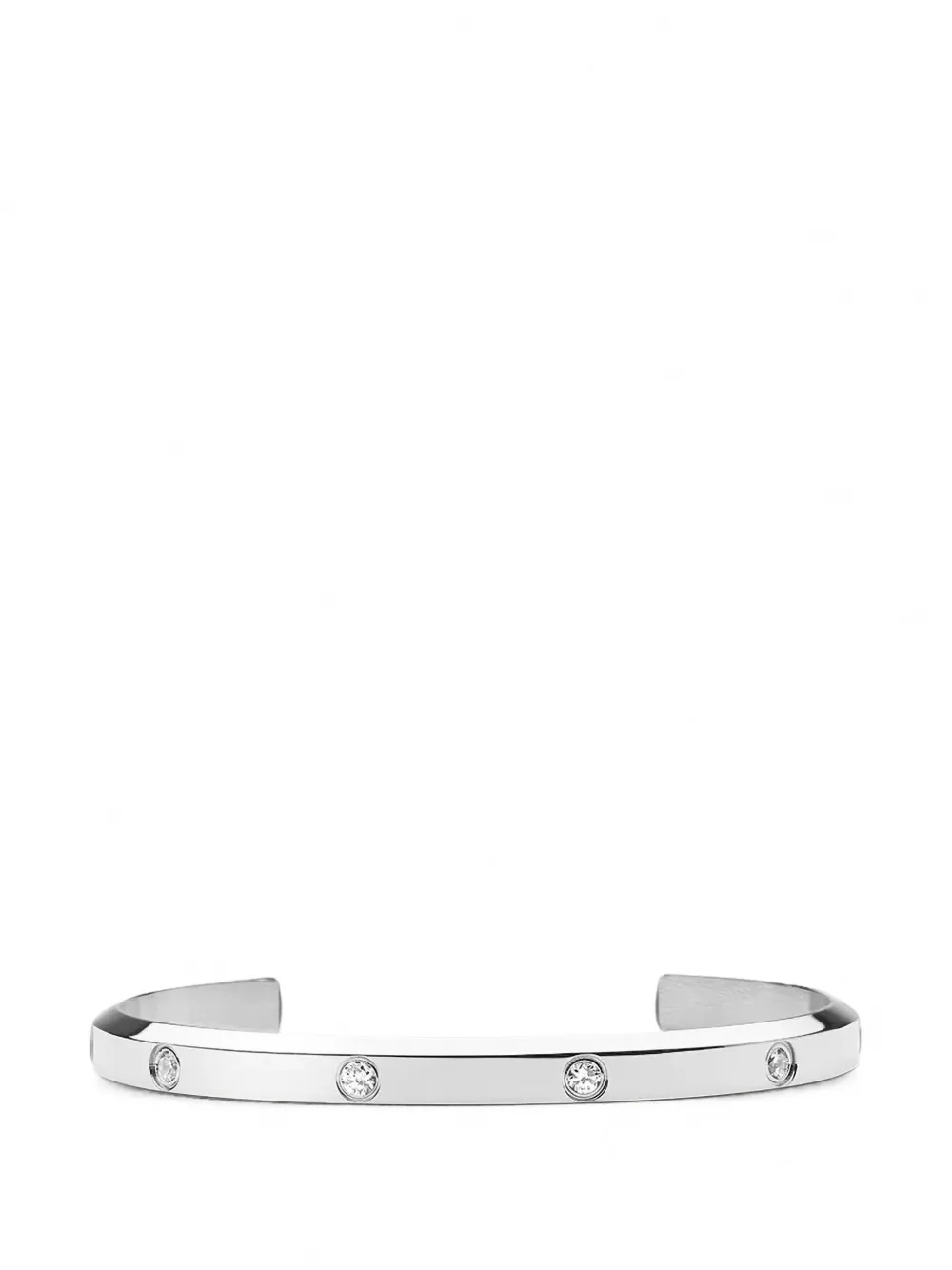 Daniel Wellington Classic Lumine crystal-embellished cuff bracelet - Argento