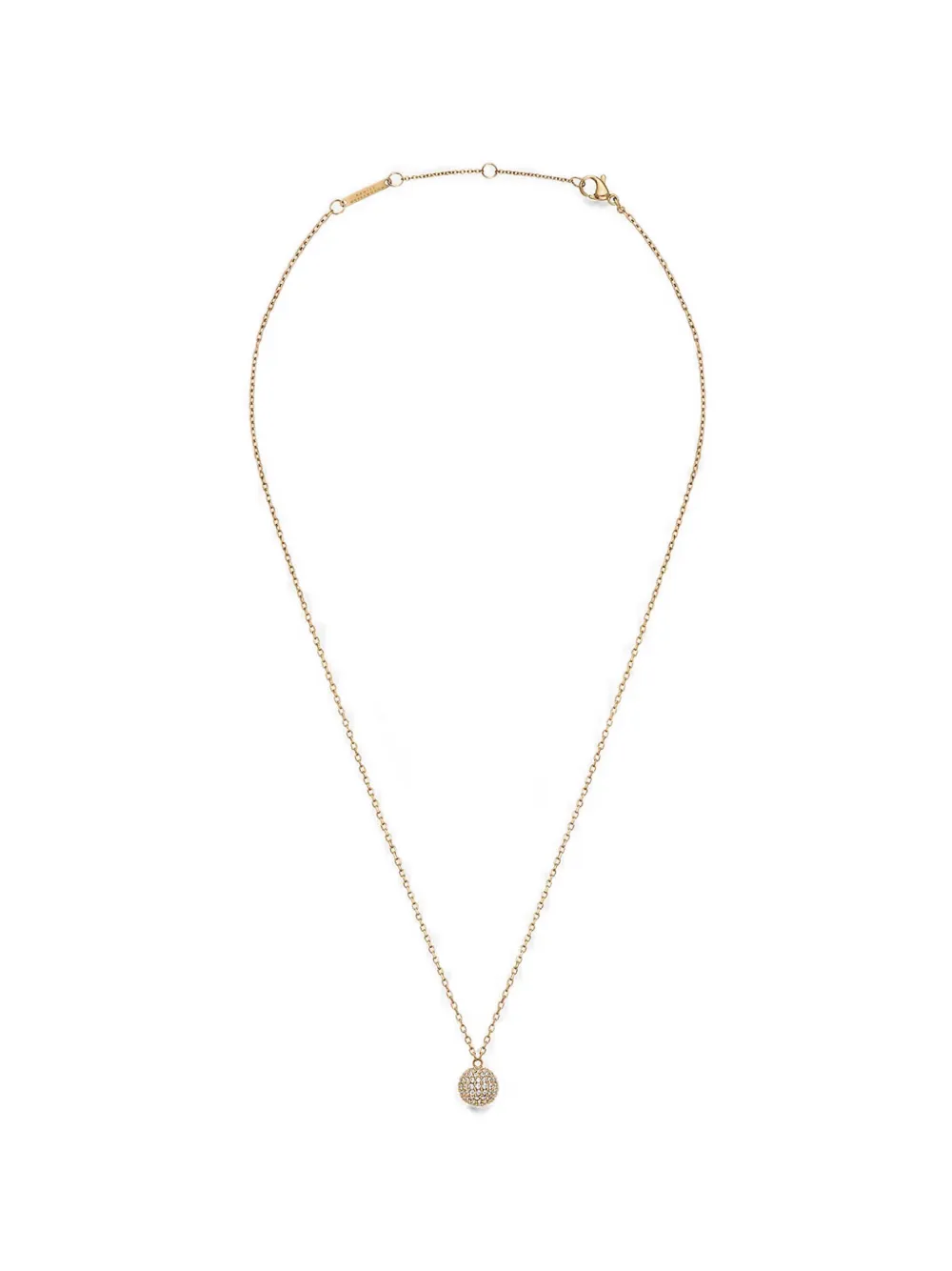 Daniel Wellington crystal-embellished pendant necklace