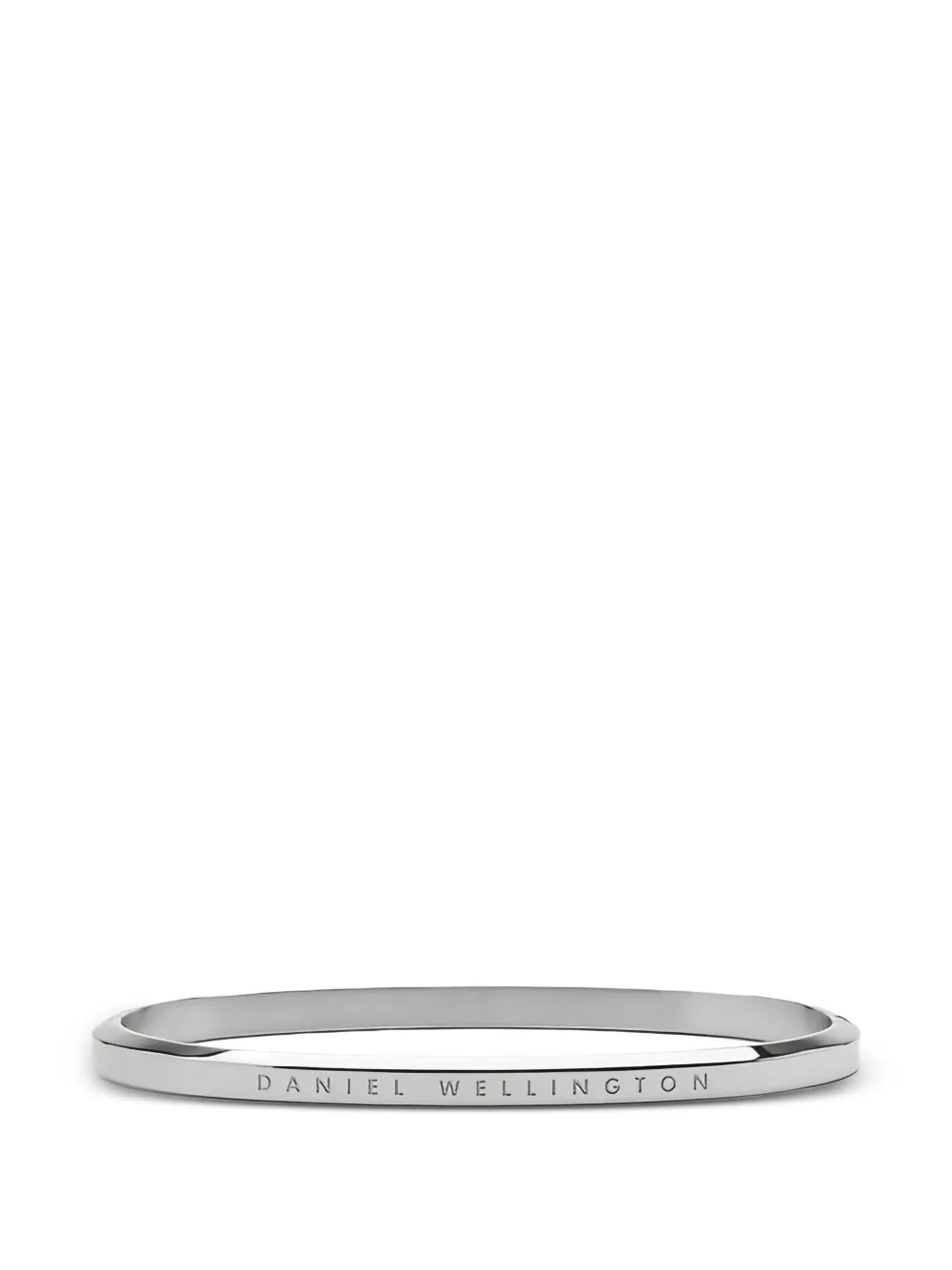 Daniel Wellington logo-engraved bracelet - Argento