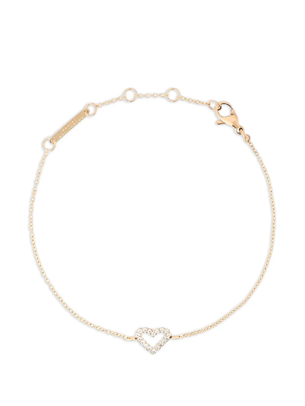 Daniel Wellington Mirelle heart-chain bracelet - Rosa