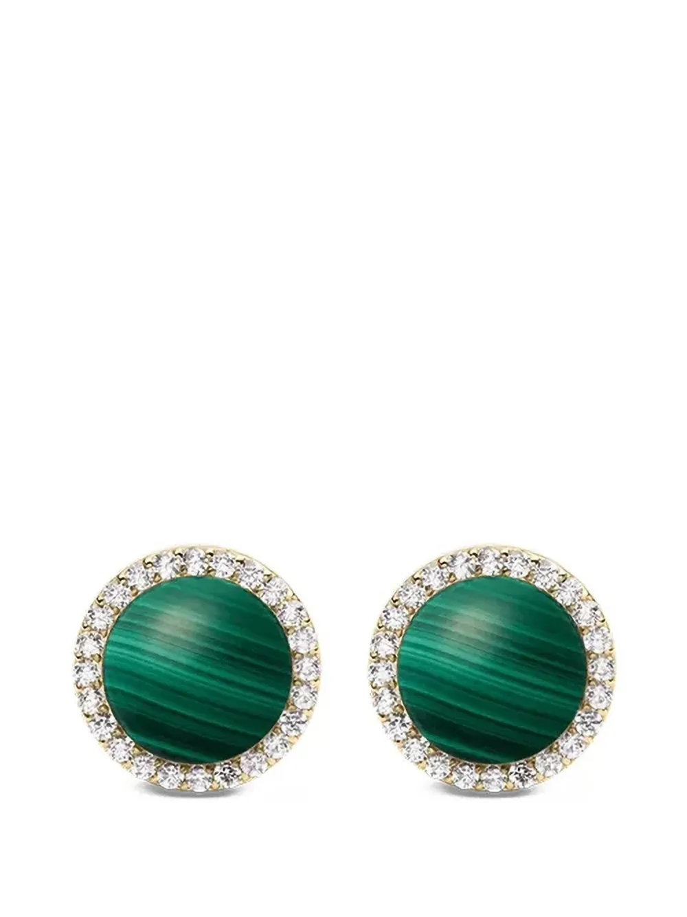 Daniel Wellington Orecchini Audrey con malachite - Oro