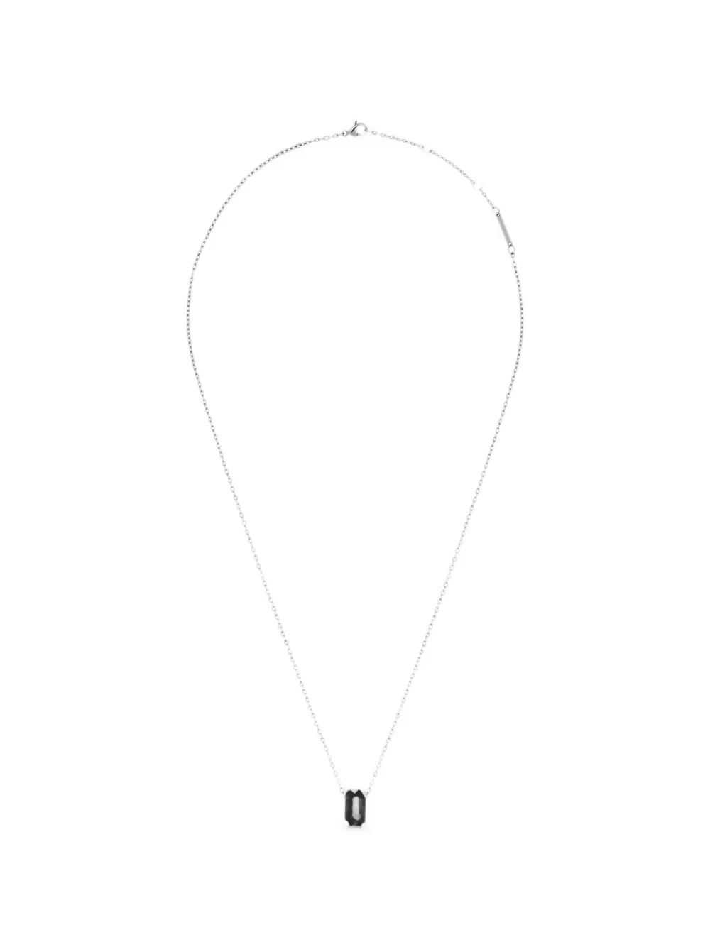 Daniel Wellington Emalie logo-engraved necklace - Argento