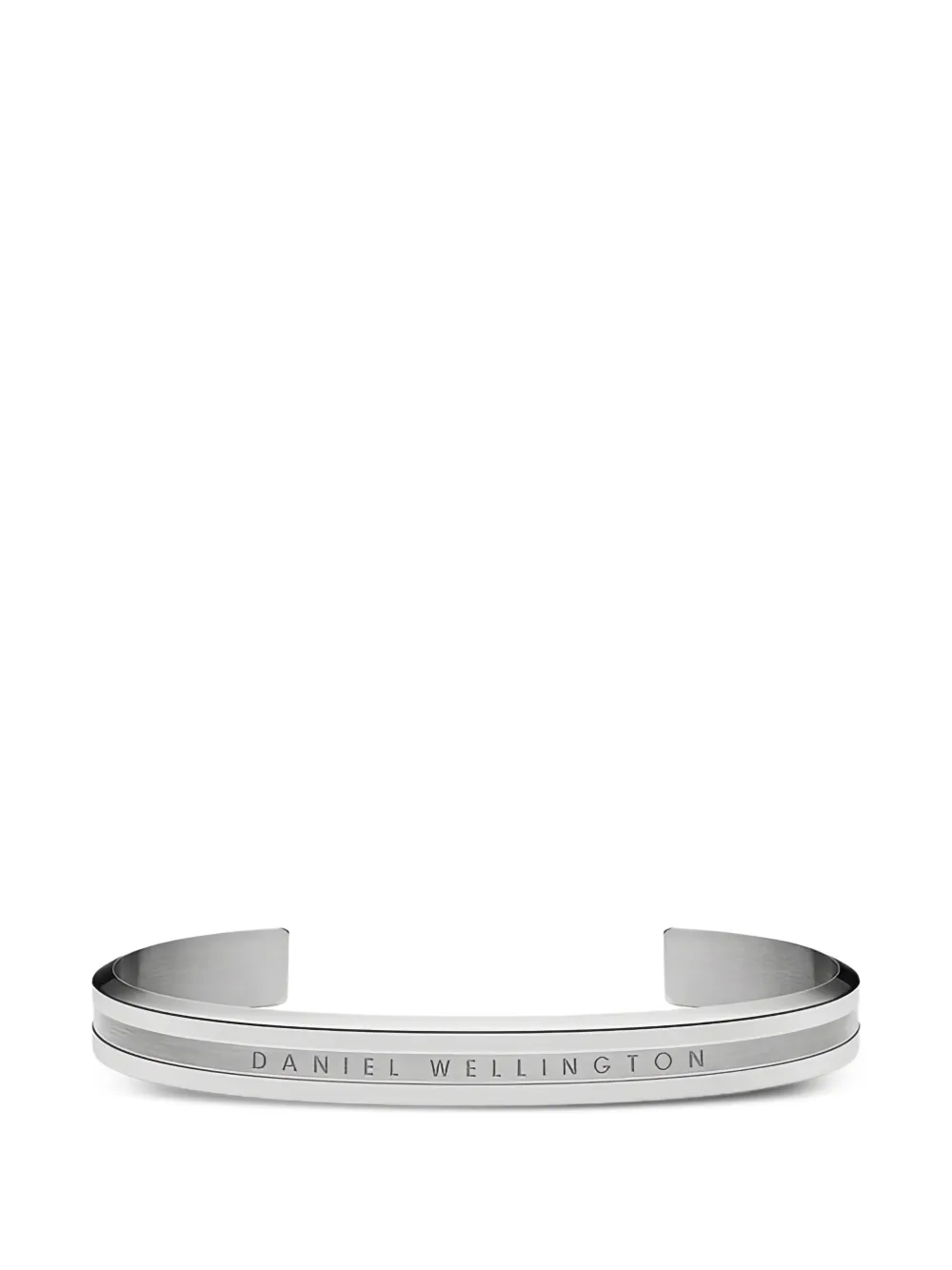 Daniel Wellington logo-print bracelet - Argento