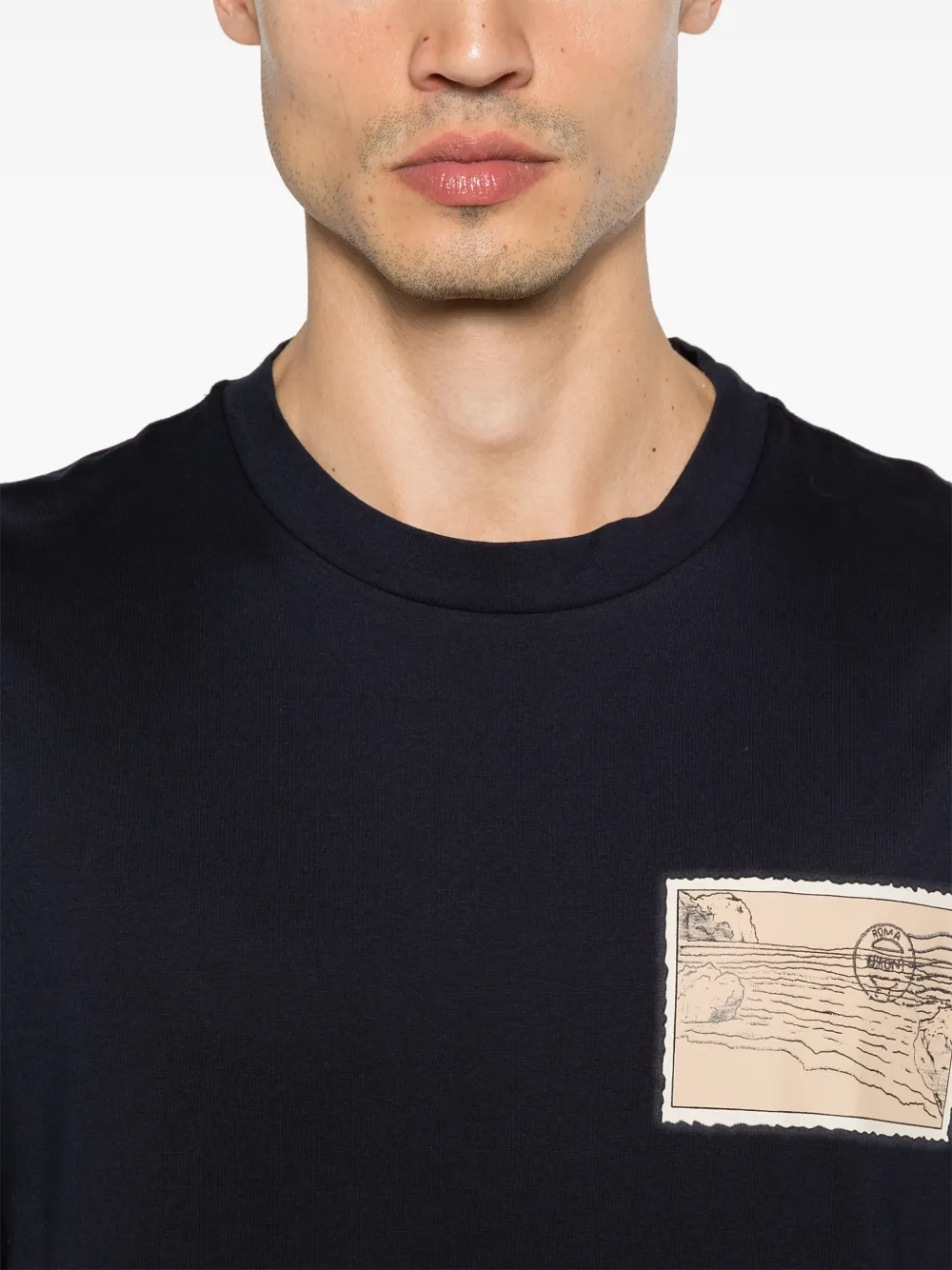 Brioni T-shirt met korte mouwen Blauw
