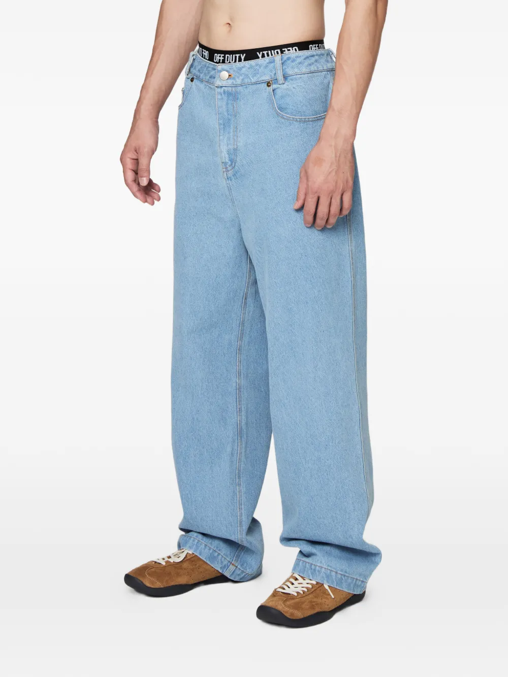  Off Duty Denim Pants - Blue 