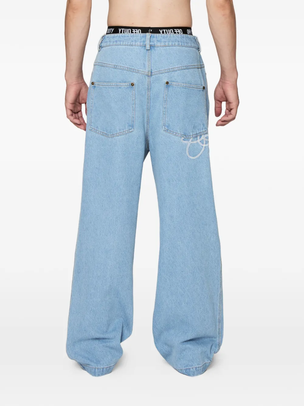 Off Duty Denim broek Blauw
