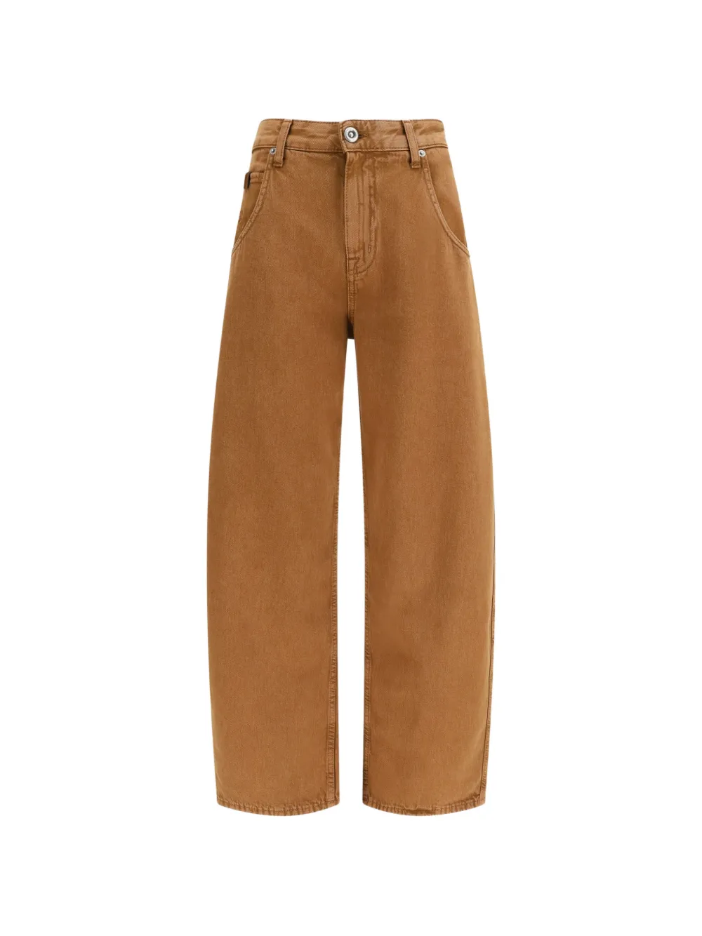 Jacob Cohën buttoned five-pocket jeans - Marrone