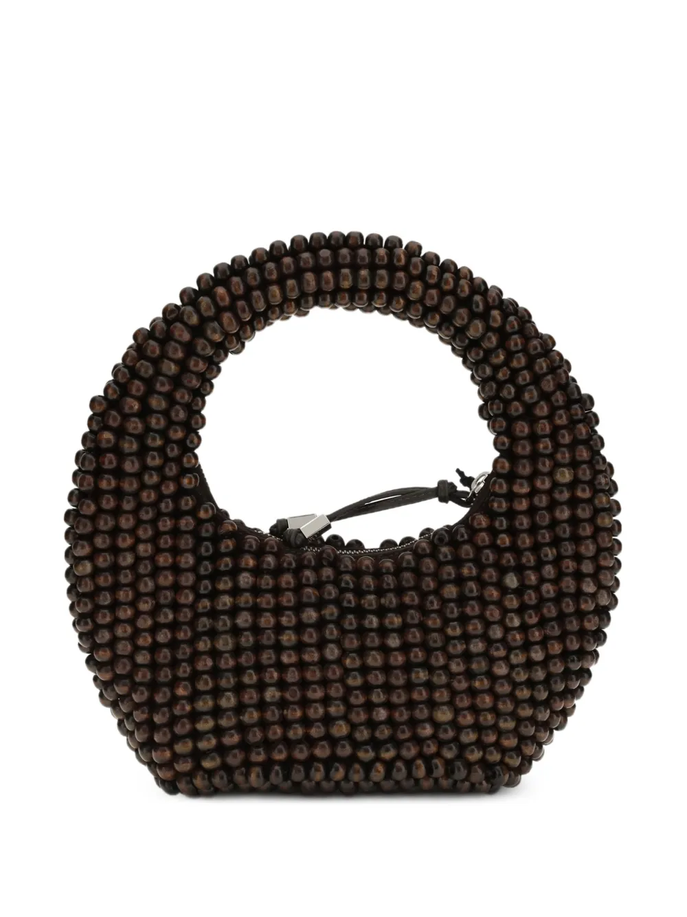 STAUD Reef beaded hand bag - Marrone