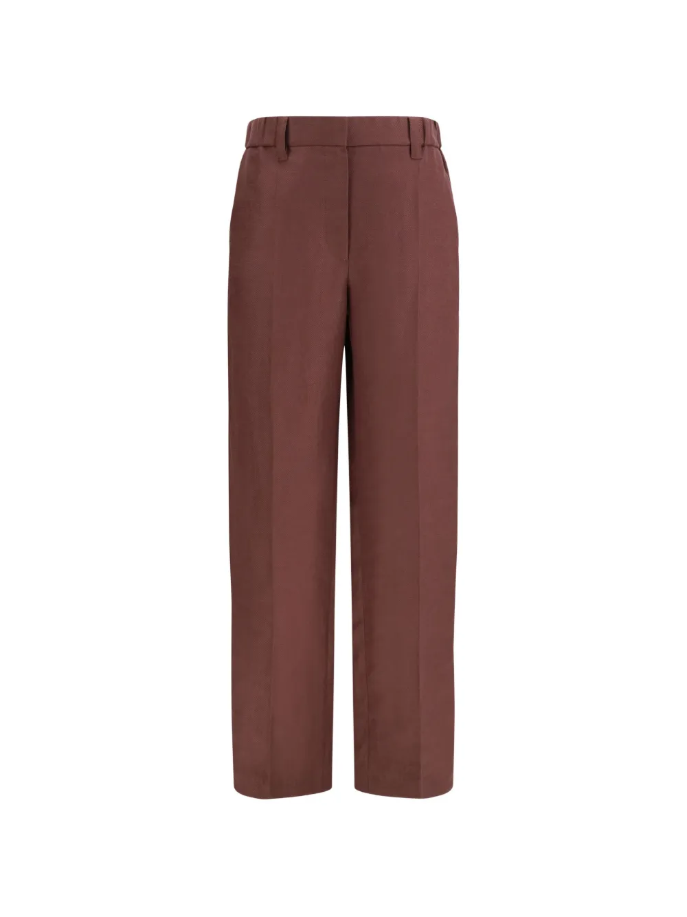 Brunello Cucinelli belt-loop pocket trousers - Marrone