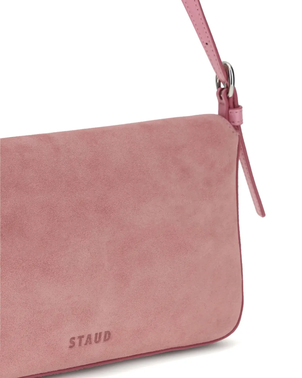 STAUD Harlow schoudertas Roze