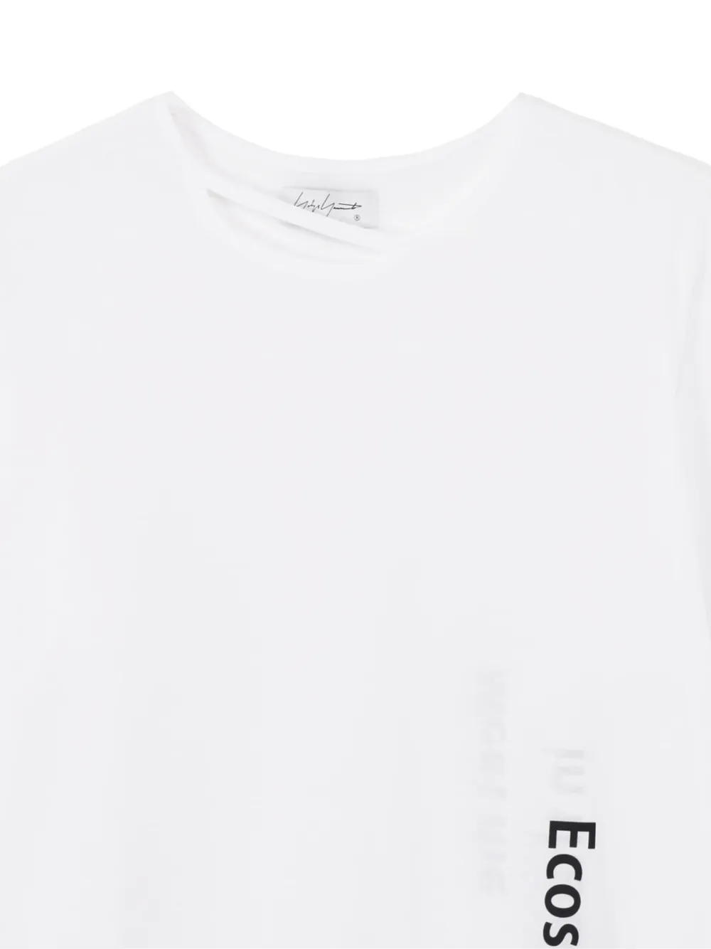 Yohji Yamamoto long-sleeve T-shirt Wit