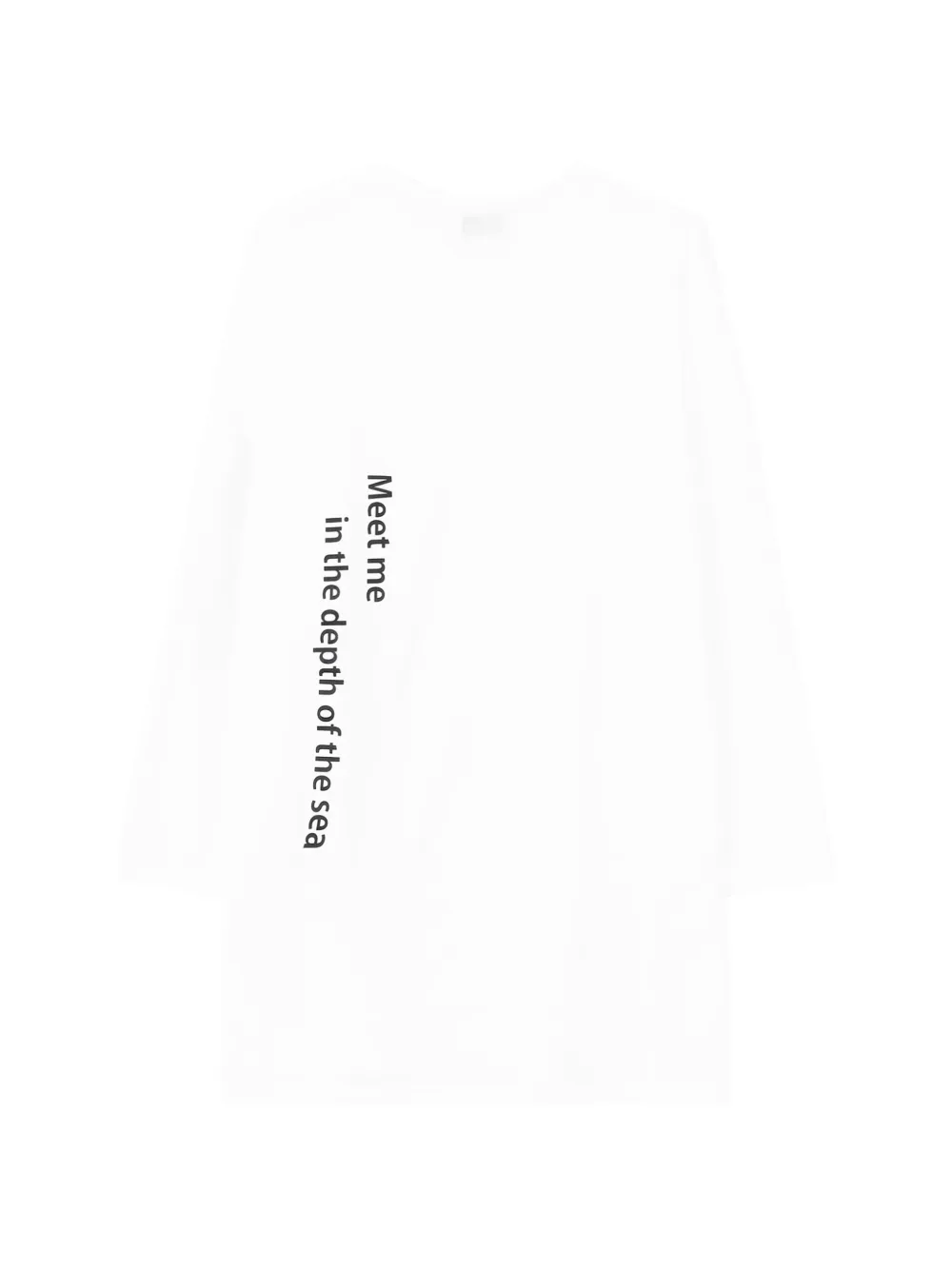 Yohji Yamamoto long-sleeve T-shirt Wit