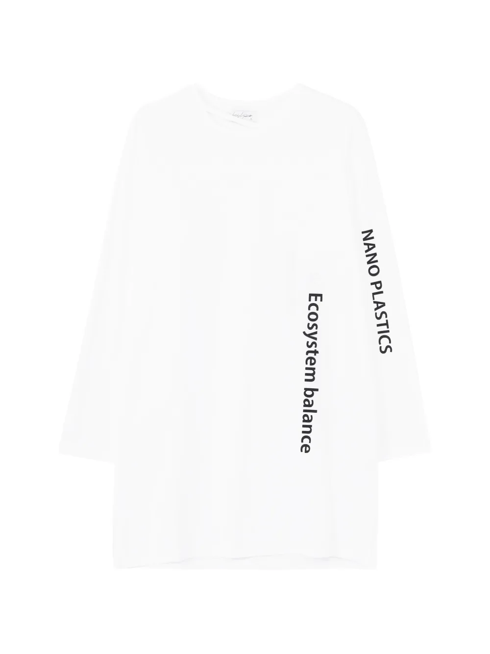 Yohji Yamamoto long-sleeve T-shirt - Bianco