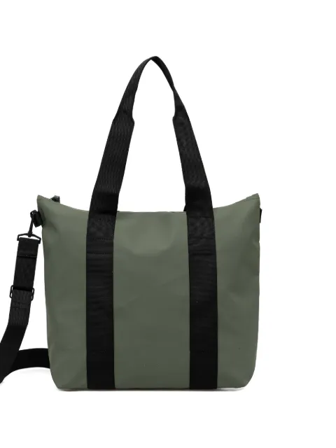 Rains Mini logo-debossed tote bag