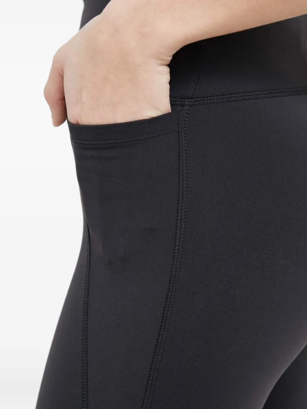 Reebok Lux cropped broek Zwart