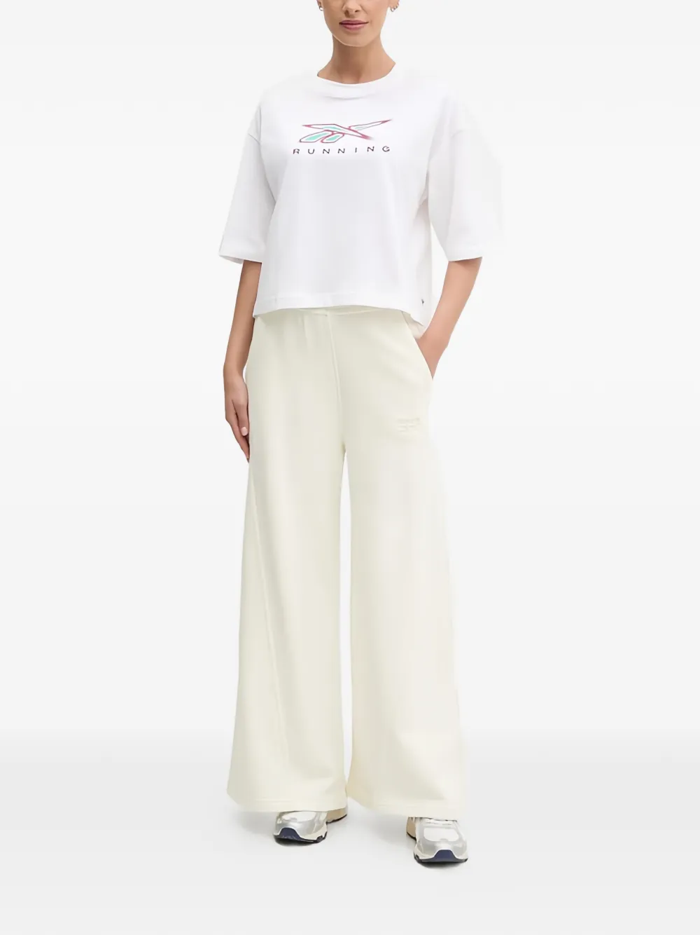 Reebok Icon Elements logo track pants - Toni neutri