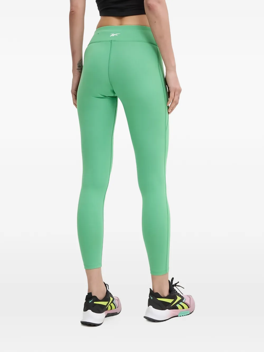 Reebok Legging met logodetail Groen