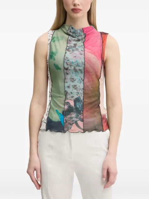 Desigual abstact-print top