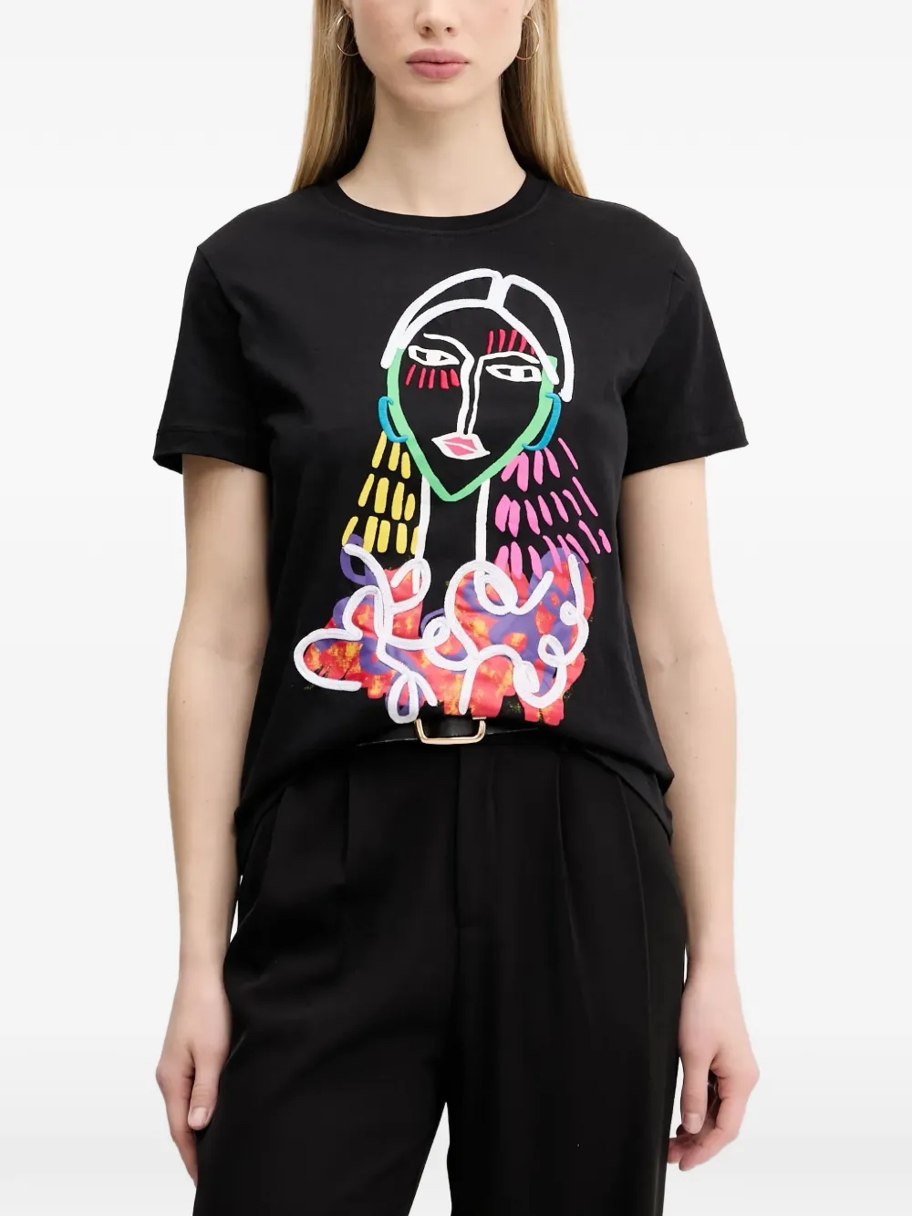 Desigual graphic-print T-shirt