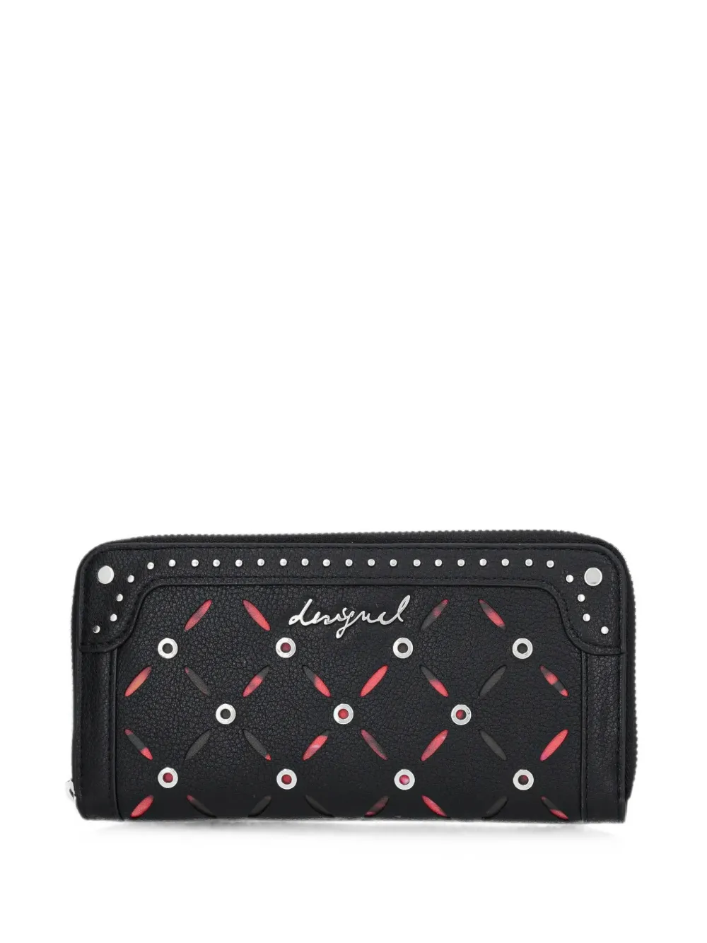 Desigual stud-embellished wallet - Nero