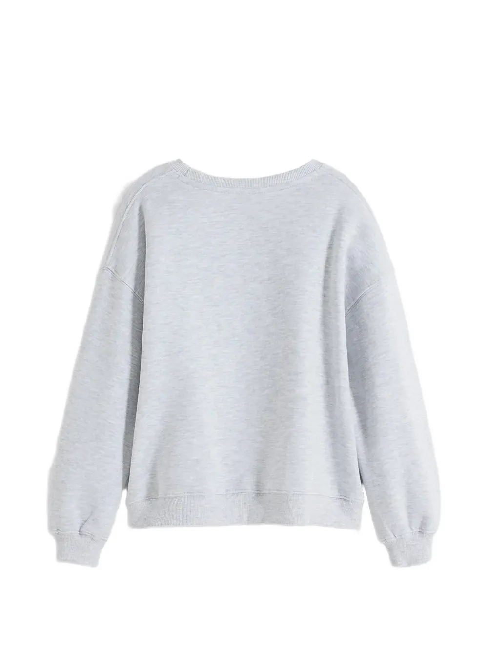Desigual Sweater met grafische print en stiksels Grijs