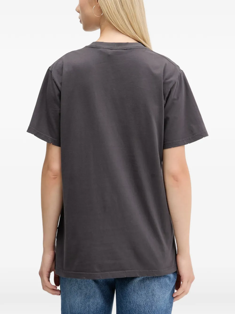 Desigual T-shirt met Mickey-patroon Grijs