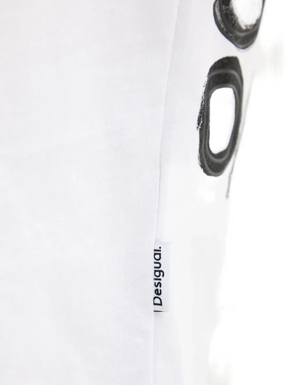 Desigual T-shirt met tekst Wit
