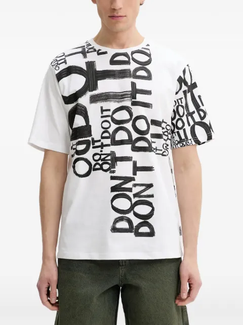Desigual slogan-print T-shirt