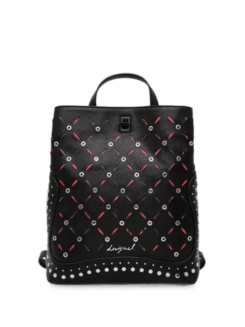 Desigual small eyelet-embellished studded backpack
