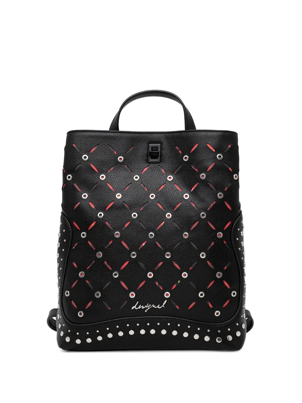 Desigual Zaino piccolo con borchie - Nero