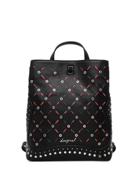Desigual small eyelet-embellished studded backpack