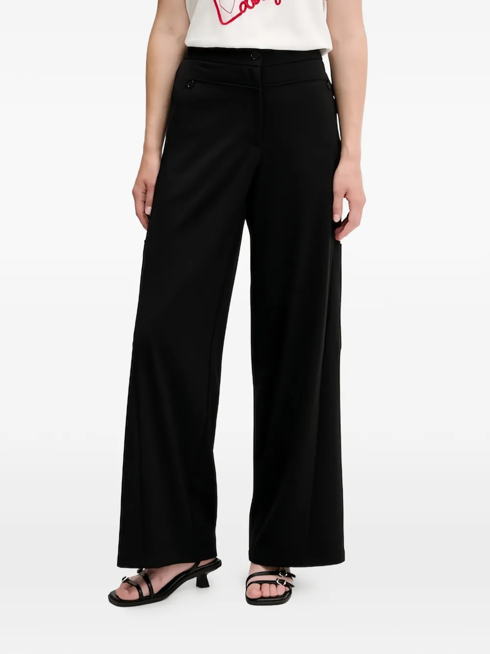 Desigual buttoned trousers - Nero
