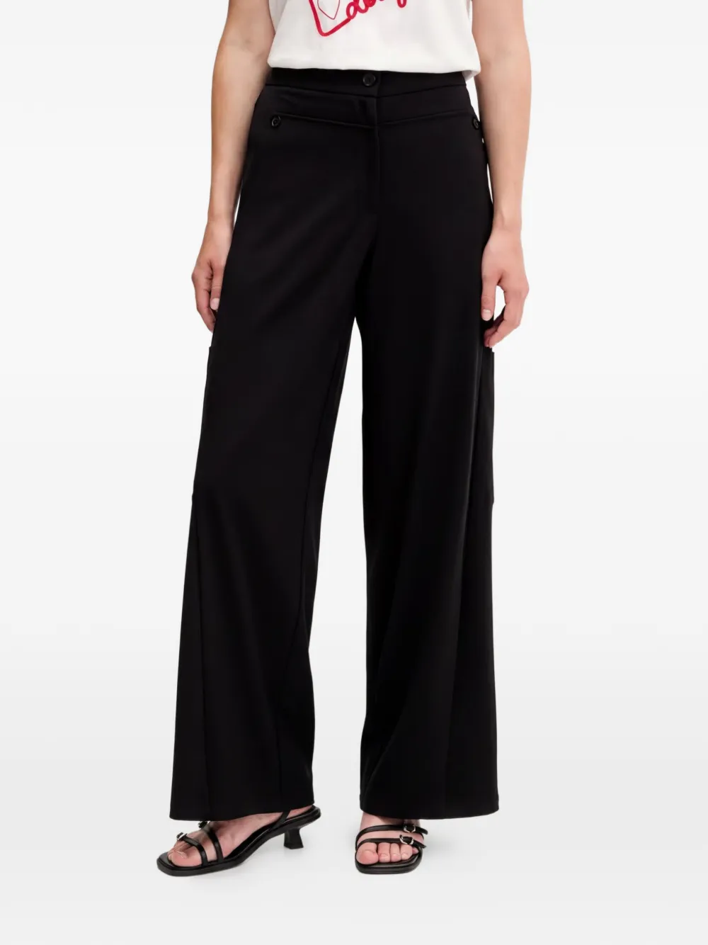 Desigual buttoned trousers - Nero
