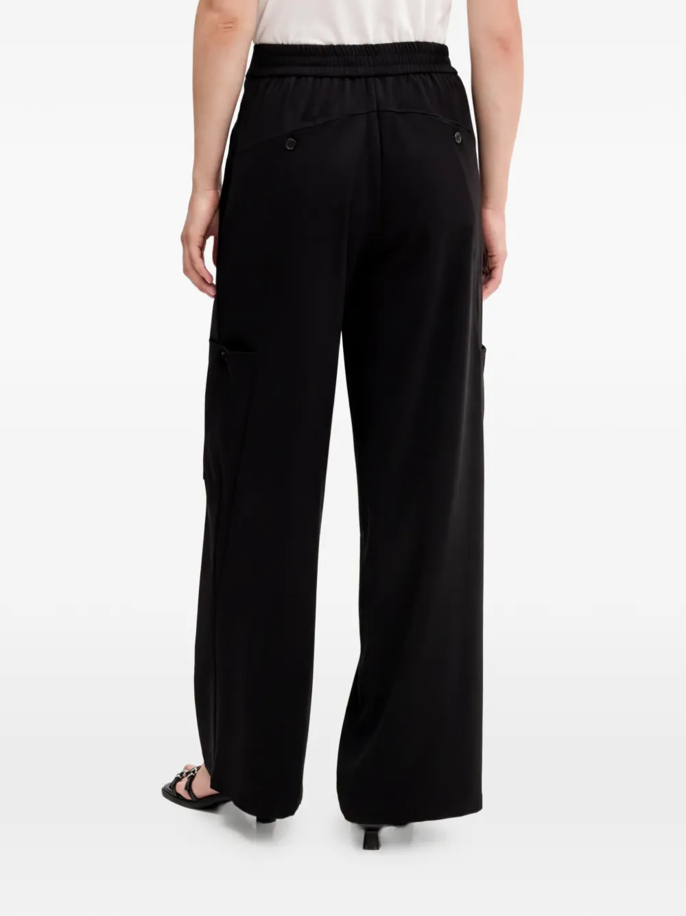 Desigual Broek met knopen Zwart