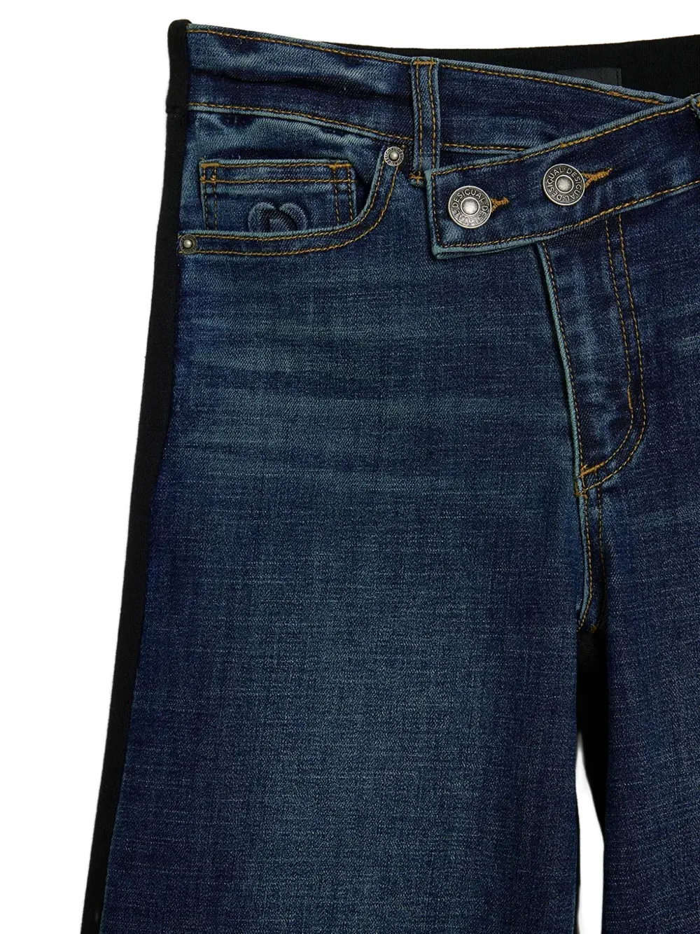 Desigual Jeans met knopen Zwart