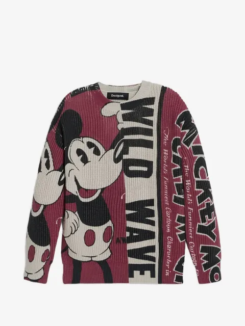 Desigual cartoon print sweater