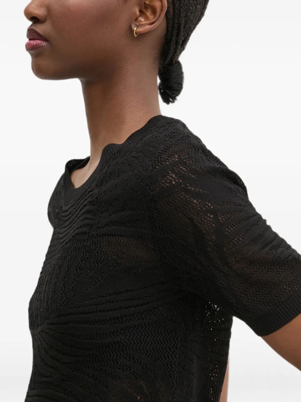 Desigual T-shirt met patroon Zwart