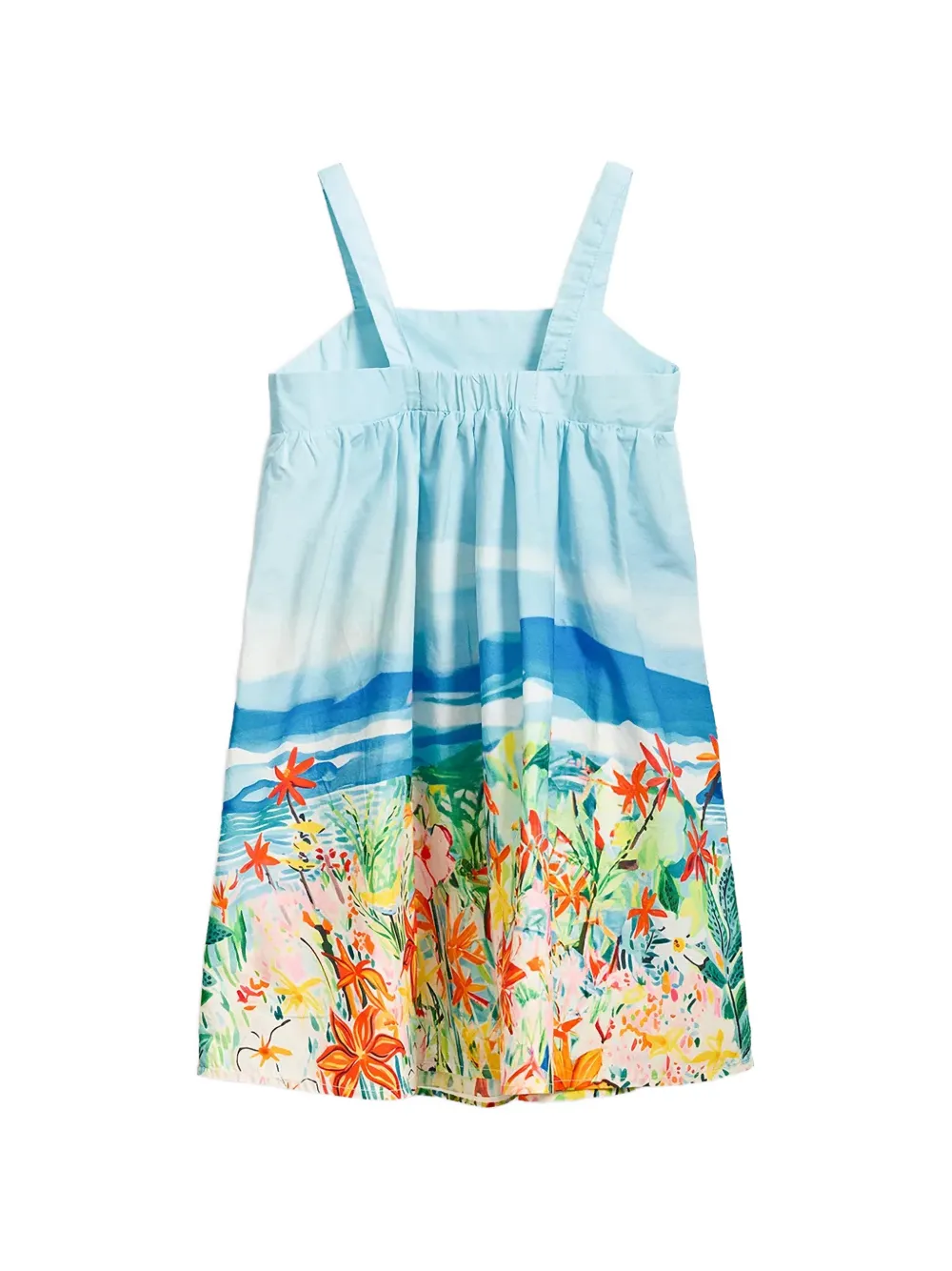 Desigual floral print dress Blauw