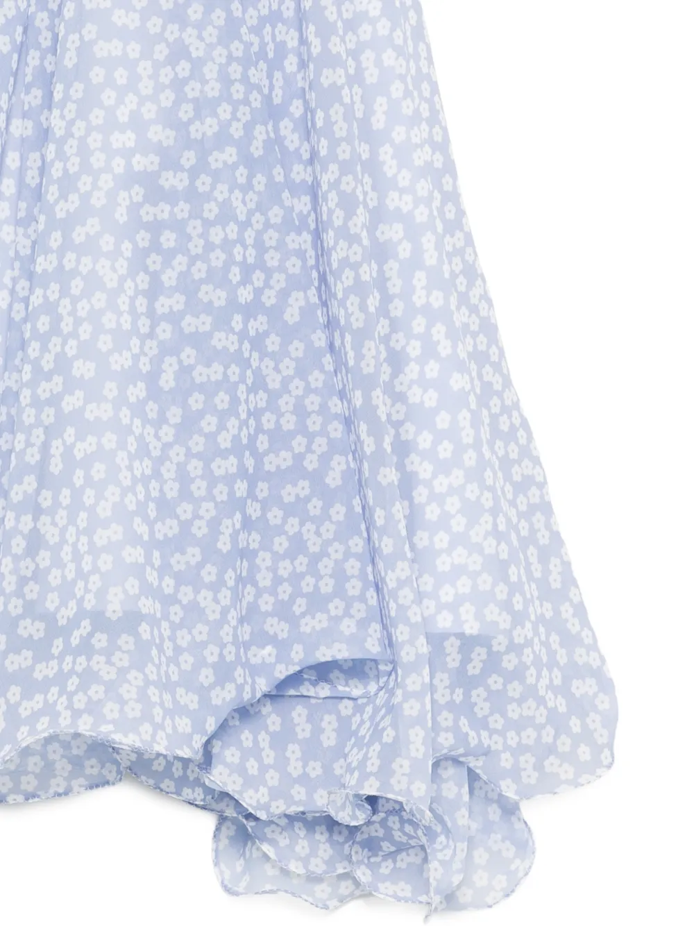  Stella Mccartney Kids Robe à Fleurs - Bleu 