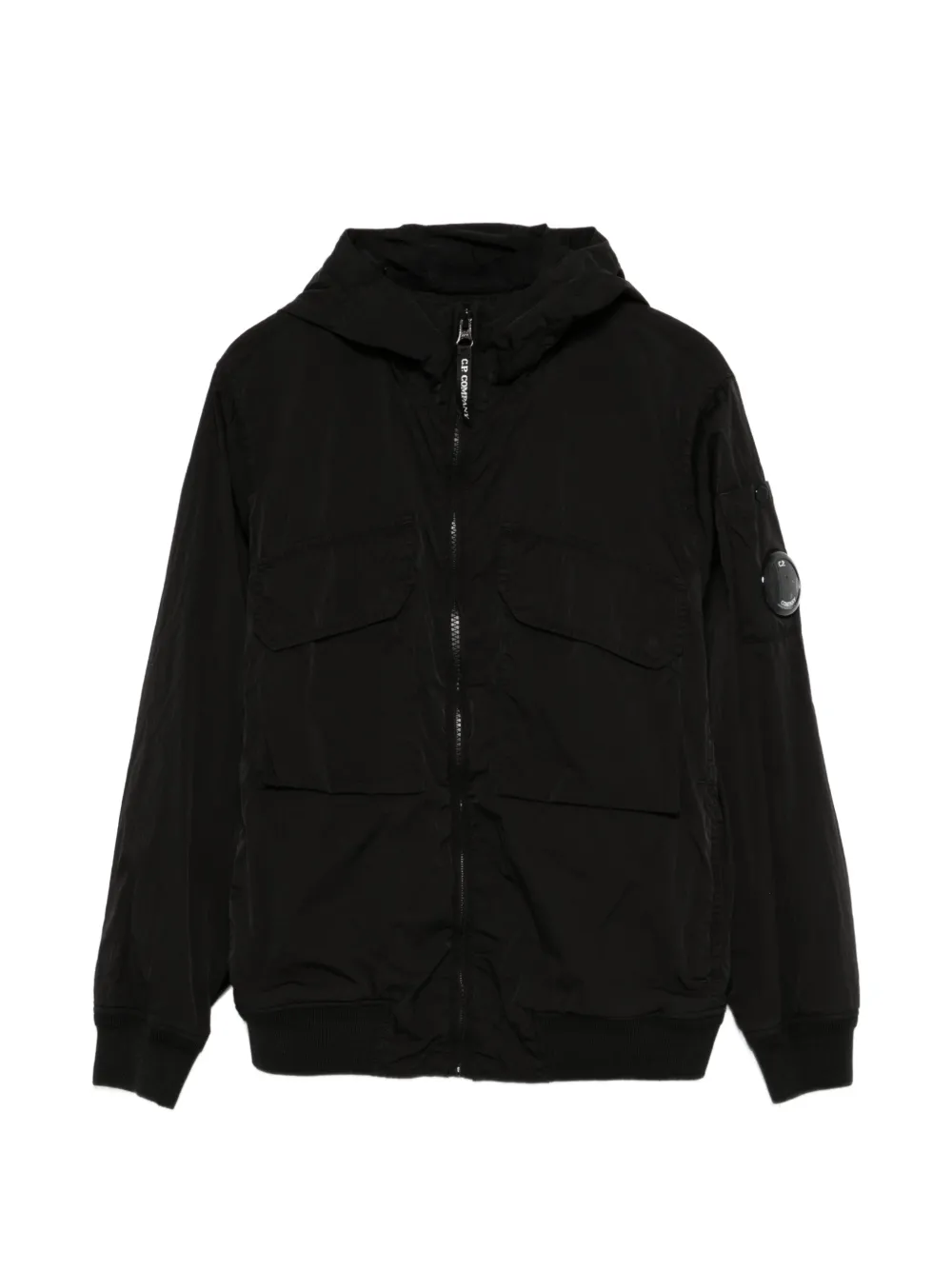 C.P. Company Kids hooded zip jacket - Schwarz