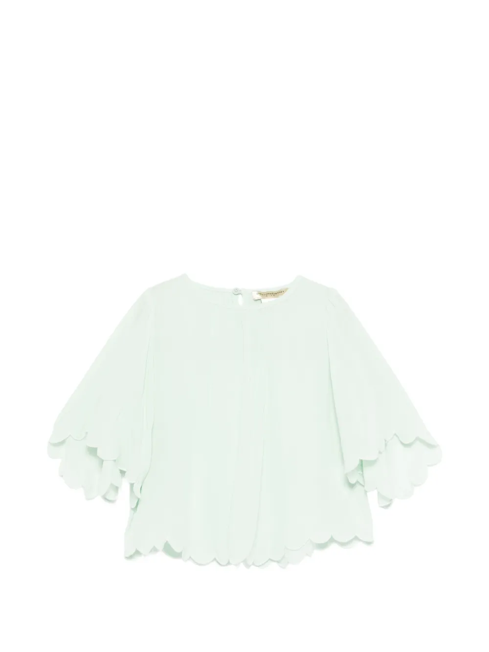 Stella McCartney Kids scalloped top - Verde