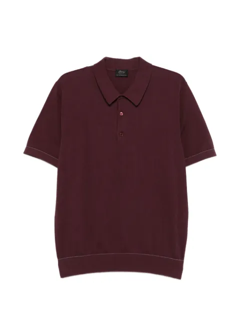 Brioni button collared polo shirt