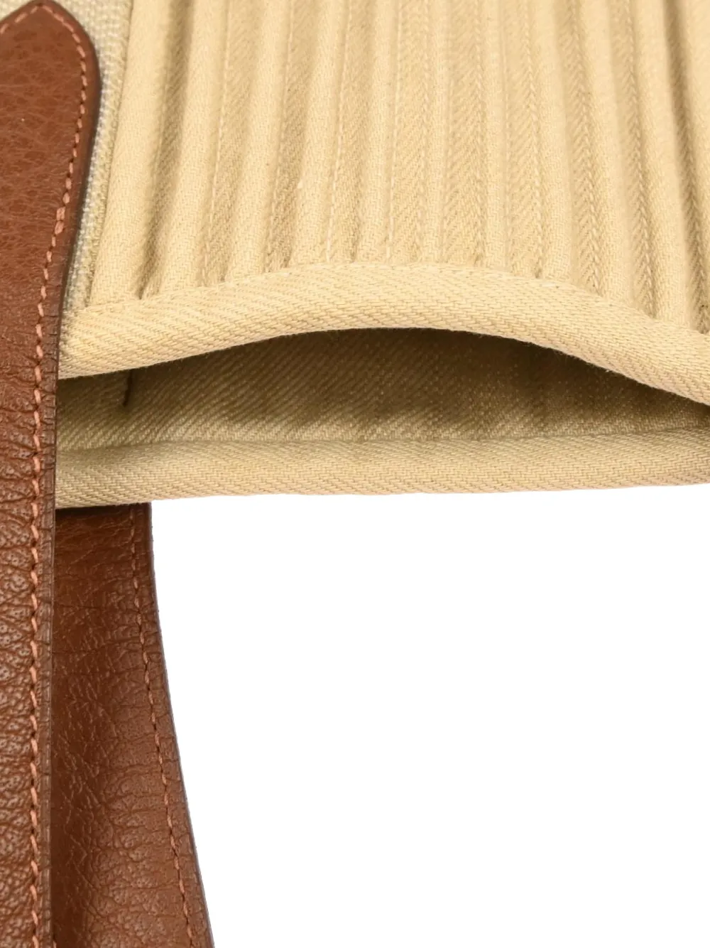 Hermès Pre-owned 2008 Canelee Cabas Calicut Tote Bag in Neutrals, view 3