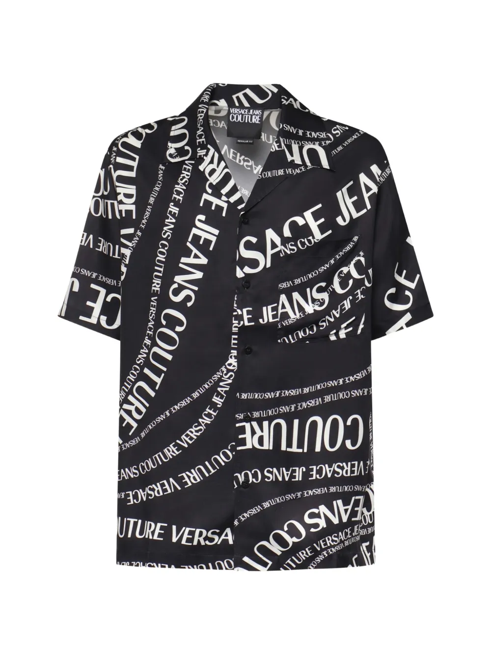 Versace Jeans Couture logo-print short-sleeve shirt - Nero