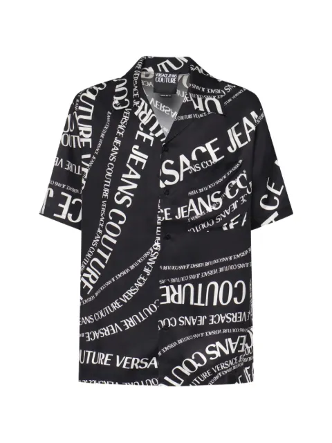 Versace Jeans Couture logo-print short-sleeve shirt