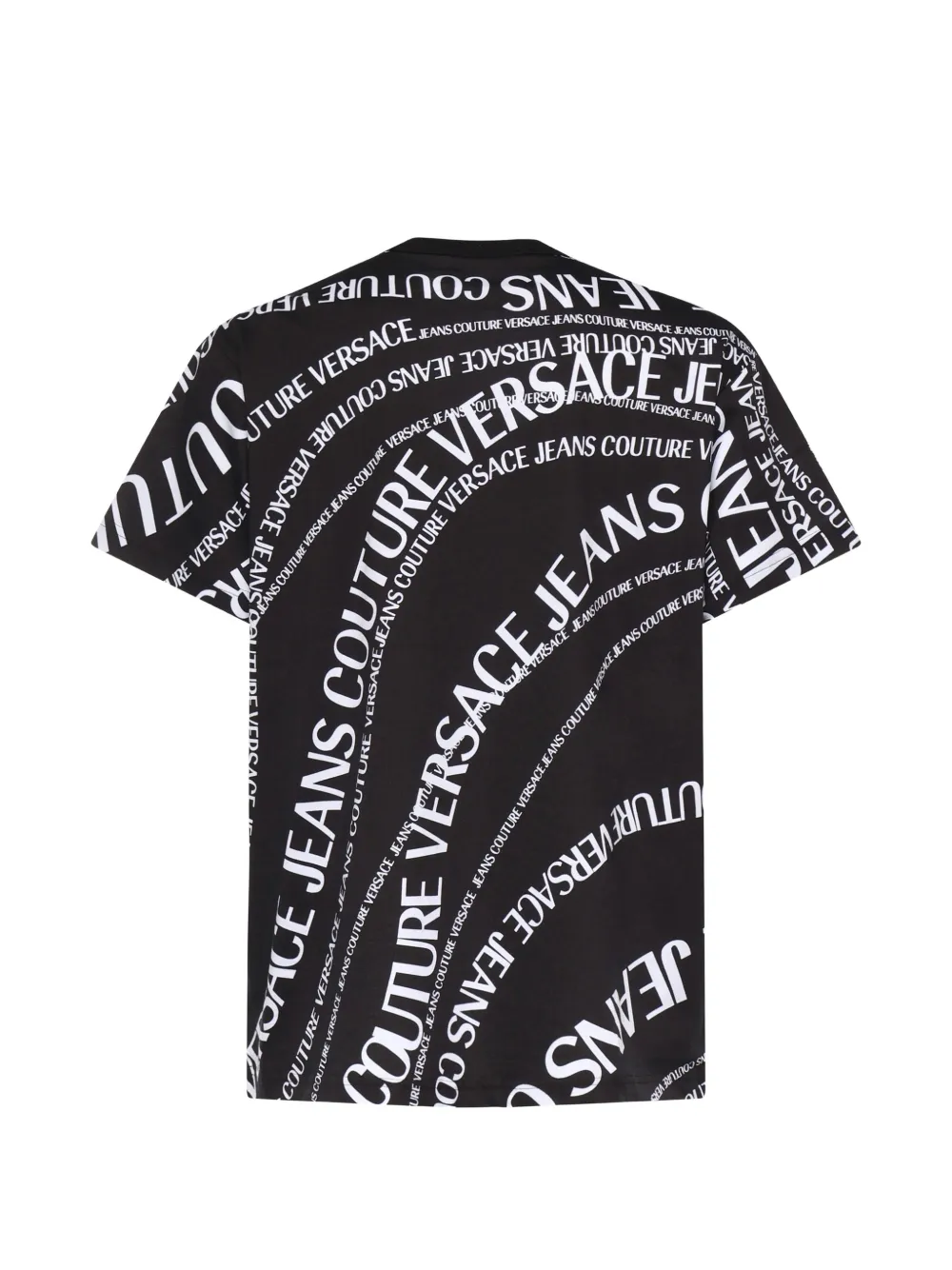 Versace Jeans Couture T-shirt met logoprint Zwart